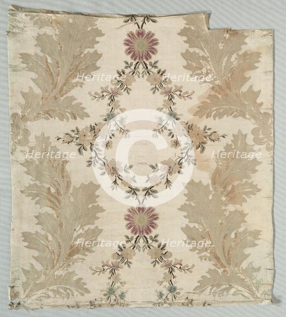 Length of Brocaded Textile, c. 1775. Creator: Unknown.