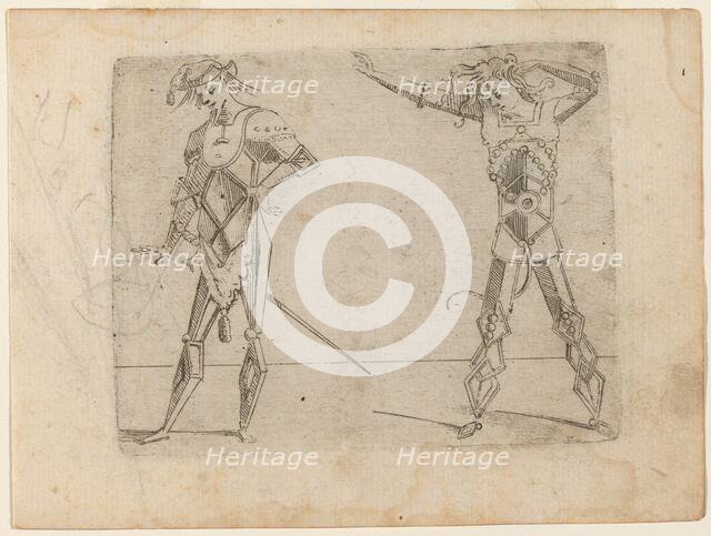 From "Bizzarie di varie Figure", 1624. Creator: Giovanni Battista Bracelli.