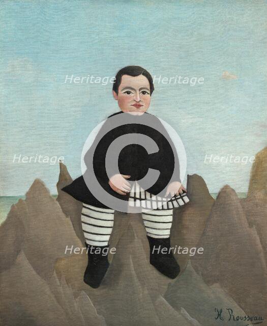 Boy on the Rocks, 1895/1897. Creator: Henri Rousseau.