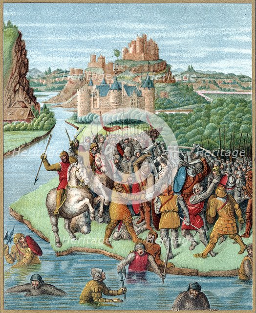 Battle between Bacchides and Jonathan, Maccabean Revolt, 160 BC, (c19th century). Artist: Unknown