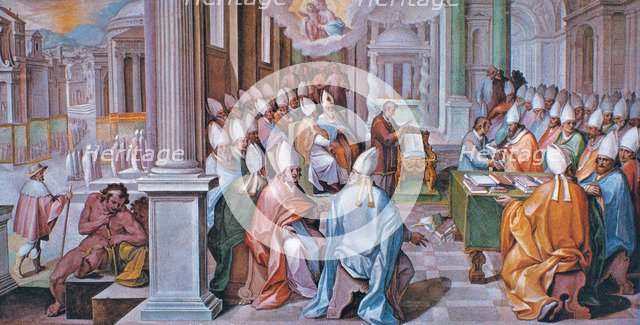 Council of Ephesus, held in 431 under Pope Celestine I and the reign of Theodosius the Younger, f…