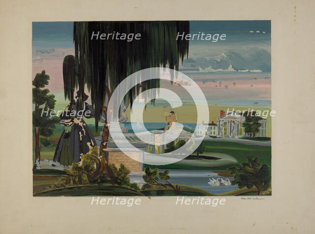 Memorial Painting, c. 1937. Creator: James Vail.