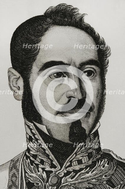 Joaquín Baldomero Fernández-Espartero Alvarez de Toro (1793-1879), 1845. Creators: Pedro Celestino Mare, Manuel Miranda.