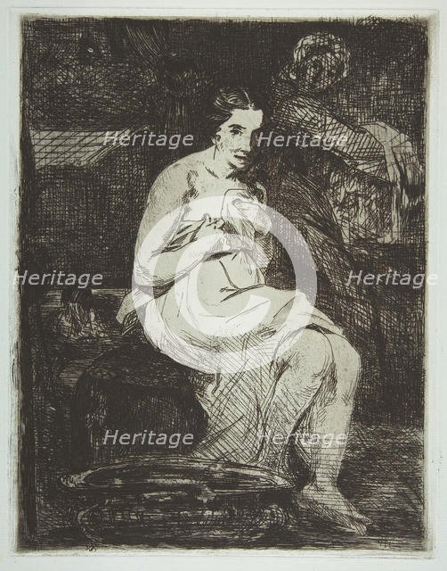 The Toilette, 1861-62. Creator: Edouard Manet.