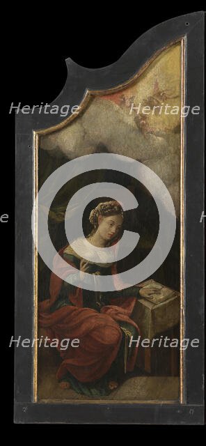 The Annunciation, 1535. Creator: Aert Claesz..