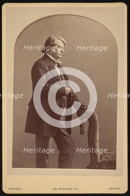 Portrait of Charles Sumner (1811-1874), Between 1872 and 1874. Creator: George K Warren.