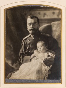 Tsar Nicholas II and Tsarevich Alexei, 1904.