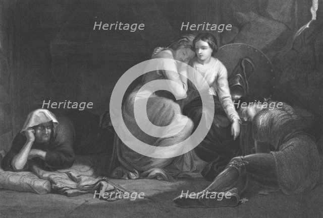 'Florimel and the Witch', c1852. Artist: George August Periam.