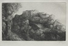 Landscape (with buildings). Creator: Alphonse Legros (French, 1837-1911).