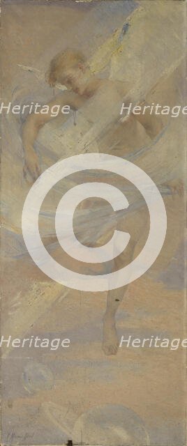 Parmi les astres (L'Air), c.1905. Creator: Adrien Moreau-Neret.