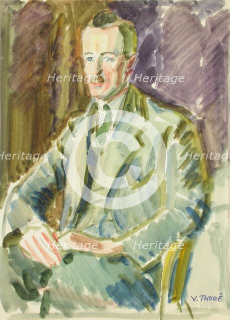 Sketch for a Portrait, c1910s. Creator: Verner Thome.