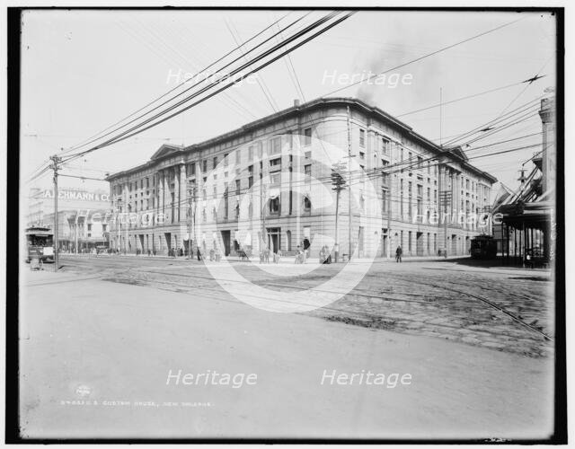 U.S. Custom House, New Orleans, La., between 1890 and 1899. Creator: Unknown.