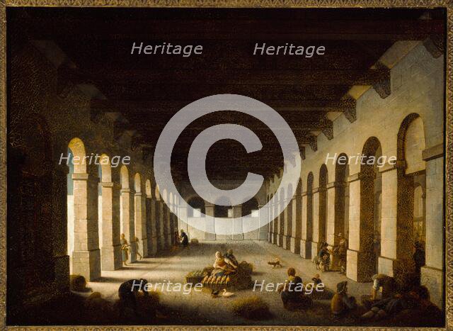 Marche de la Vallee around 1815, current 6th arrondissement, c1810 — 1820. Creator: Jacques-Albert Senave.