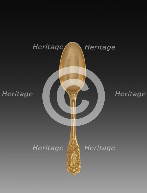 Spoon, c. 1725. Creator: Unknown.