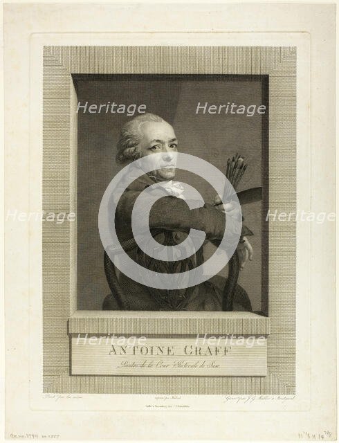 Anton Graff, n.d. Creator: Johann Gotthard von Müller.