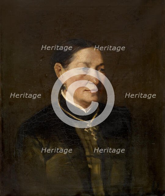 Mrs Meyer, Mother of Mrs Van Soom, 1884. Creator: Charles François Felu.