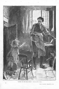 Scene from Silas Marner by George Eliot, 1882. Artist: Mary L Gow