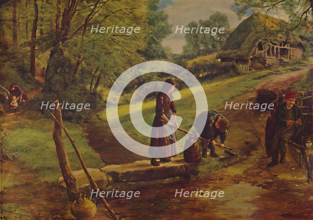 'A Devonshire Stream', 1864, (1935). Artist: James Clarke Hook.