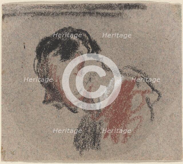 Head of a Man. Creator: Honore Daumier.