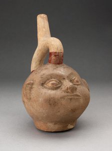 Portrait Vessel of a Ruler with Large Cheeks, 100 B.C./A.D. 500. Creator: Unknown.