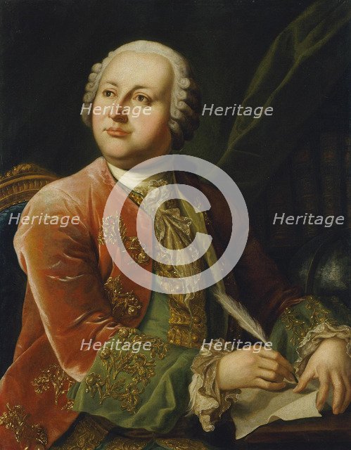 Portrait of Mikhail V. Lomonosov (1711-1765), Second Half of the 18th century. Artist: Anonymous  