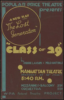 Class of '29, New York, 1936. Creator: Unknown.