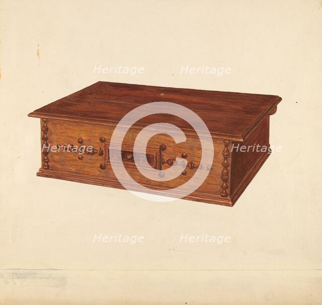Desk Box, 1935/1942. Creator: Francis Borelli.