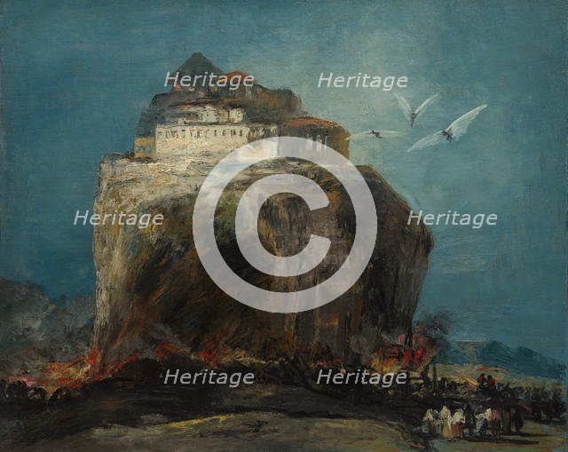 A City on a Rock. Creator: Unknown.