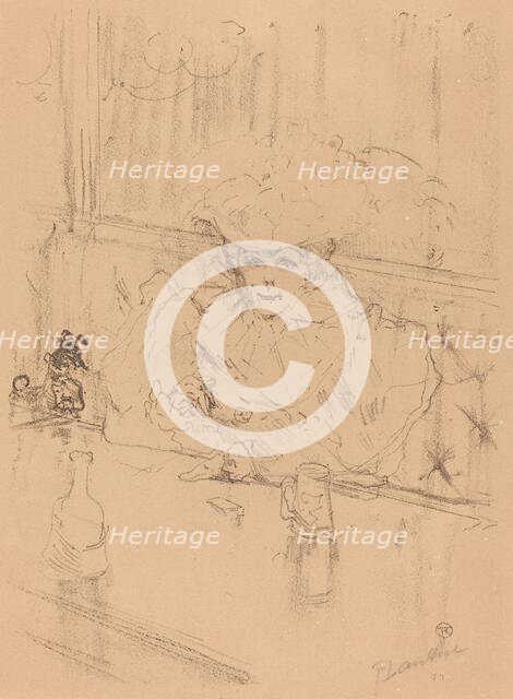 At the Hanneton (Au Hanneton), 1898. Creator: Henri de Toulouse-Lautrec.