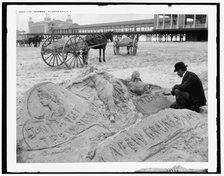 The Sandman, Atlantic City, N.J., between 1880 and 1901. Creator: Unknown.