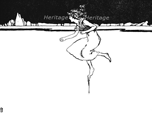 'She Ran On As Fast As She Could', c1930. Artist: W Heath Robinson.