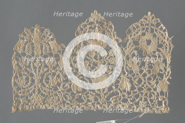 Fragment (Border), Venice, 1630s. Creator: Unknown.