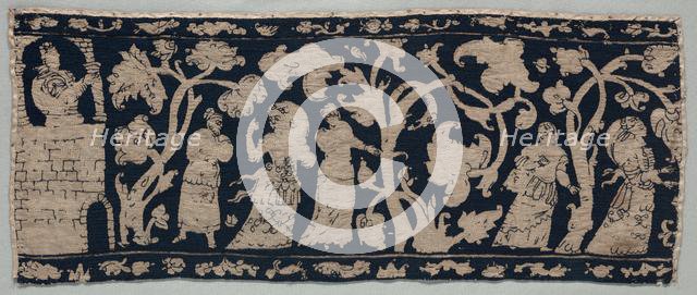 Embroidered Border, 1500s-1600s. Creator: Unknown.