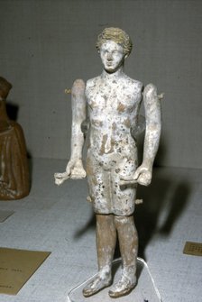 Greek Terracotta Figure, c620BC-c300BC. Artist: Unknown.