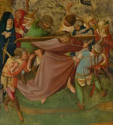 Christ Carrying the Cross, 1420/25. Creator: Master of the Worcester Carrying of the Cross.