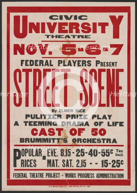 Street Scene 2, Syracuse, NY, 1936. Creator: Unknown.