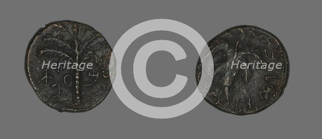 Coin Depicting a Palm Tree, 133-135. Creator: Unknown.