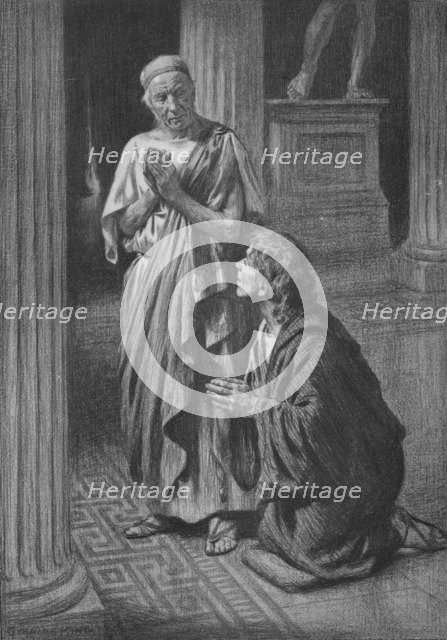 'The Philosopher and his friend at Prayer', c1917, (1917). Artist: Gunning King.