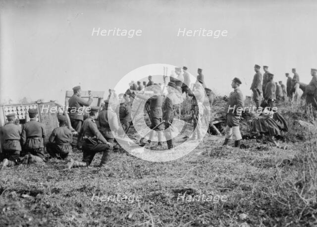 Battery, Tchataldja #11, between c1910 and c1915. Creator: Bain News Service.