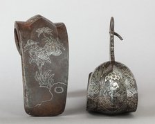 Pair of Stirrups (Abumi), Japanese, Kashu, probably 18th century. Creator: Sanemitsu.