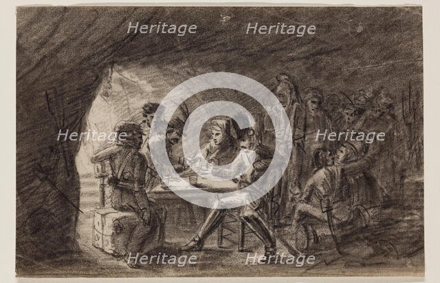 Scene with Bandit, between late 18th and mid-19th century. Creator: Hippolyte Lecomte.