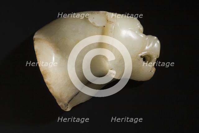 Fitting (Shi) in the Form of a Lion's Head, between 618 and 906. Creator: Unknown.