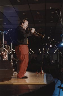 Lew Soloff, Jazz Inn Party, Nordwijk, Netherlands, 1989. Creator: Brian Foskett.