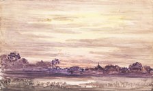 Sunset after Storm, ca. 1900. Creator: Otto Gaertner.