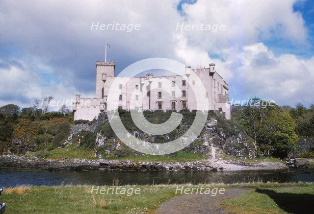 Dunvegan Castle from the Seaward side, Isle of Skye, Scotland, 20th century. Creator: CM Dixon.