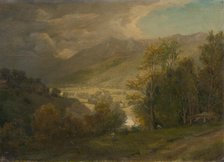 Mountain valley, 1860-1900. Creator: Jan Nowopacký.