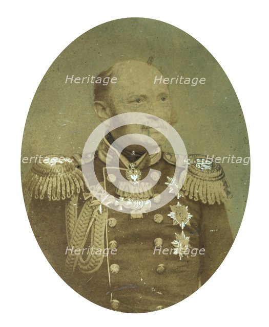 Alexei Illarionovich Filosofov (1800-1874), 1850-1860s. Artist: Anonymous  