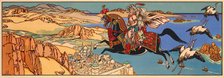Illustration for Arabian Fairy Tales, 1932. Creator: Bilibin, Ivan Yakovlevich (1876-1942).