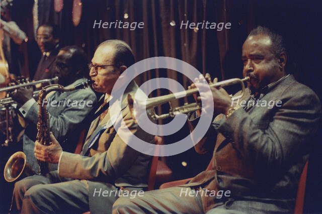 Al Cohn and Harry "Sweets" Edison, Edinburgh Jazz Festival, 1987. Creator: Brian Foskett.