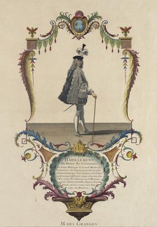 Habillement du Maitre des Ceremonies, M. des Granges, 1774. Creator: Nicolas Dauphin de Beauvais.